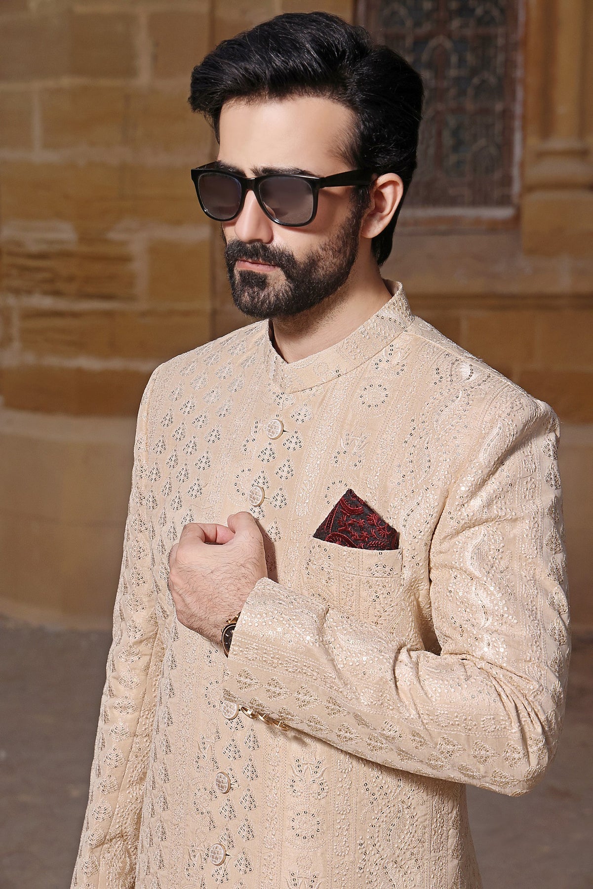 black sherwani, black sherwani for men, sherwani online