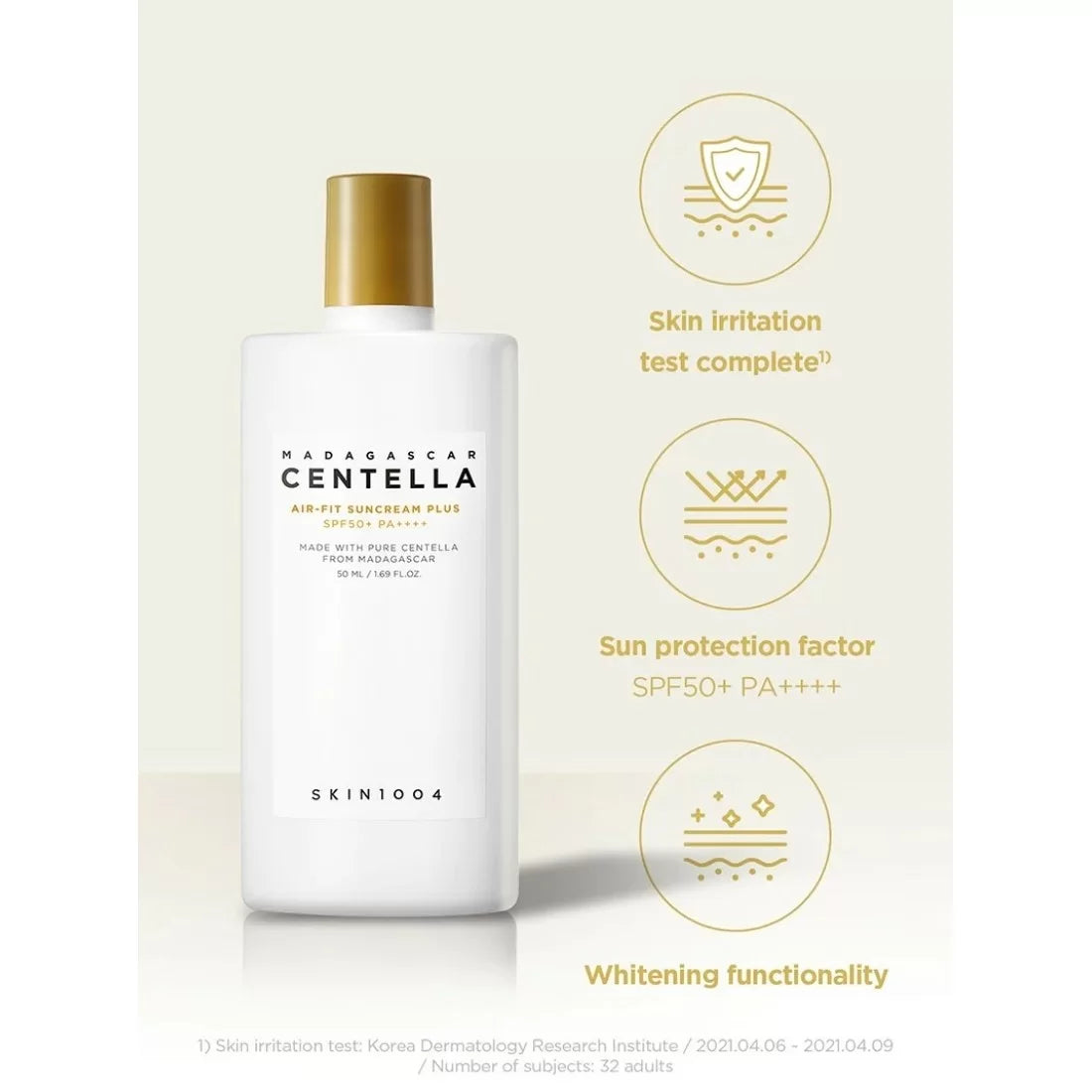 Skin1004 Madagascar Centella Air-Fit Suncream Plus for sun protection