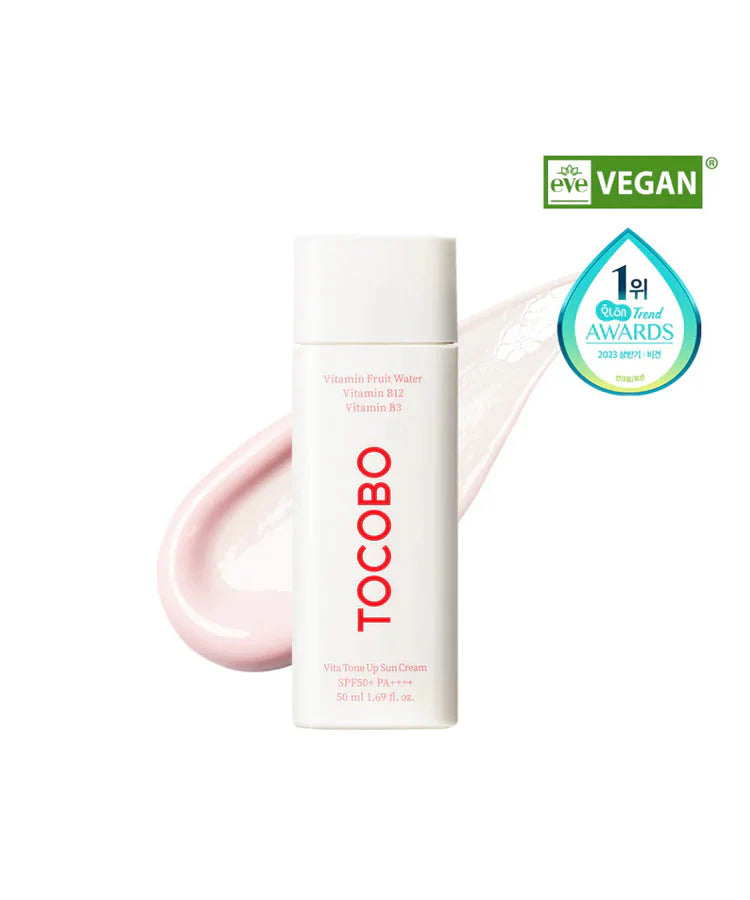Tocobo Vita Tone Up Sun Cream SPF50+ PA++++ for bright and protected skin