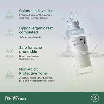 Anua Heartleaf 77% Soothing Toner 40ml