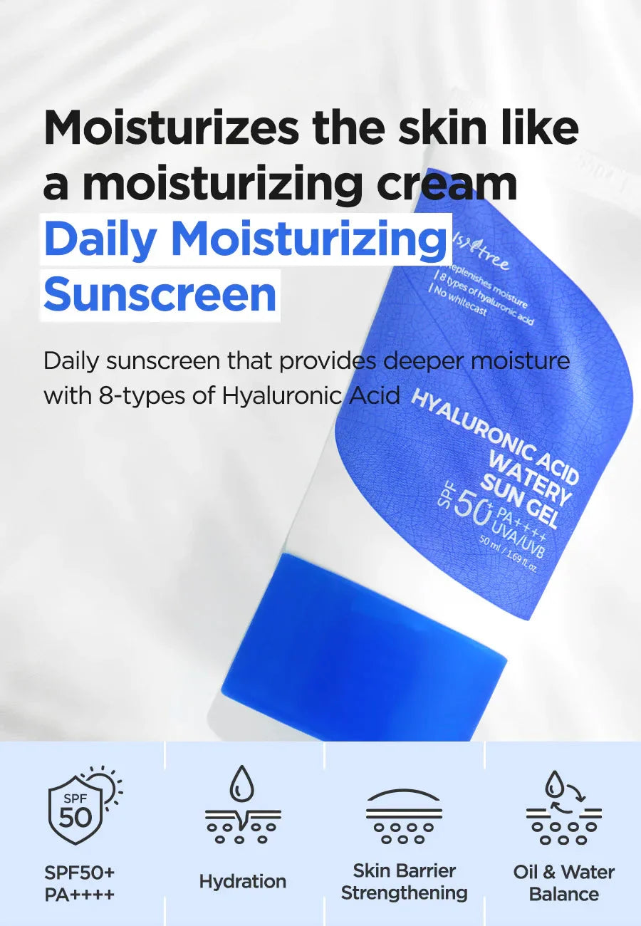 Isntree Hyaluronic Acid Watery Sun Gel for Sun Protection