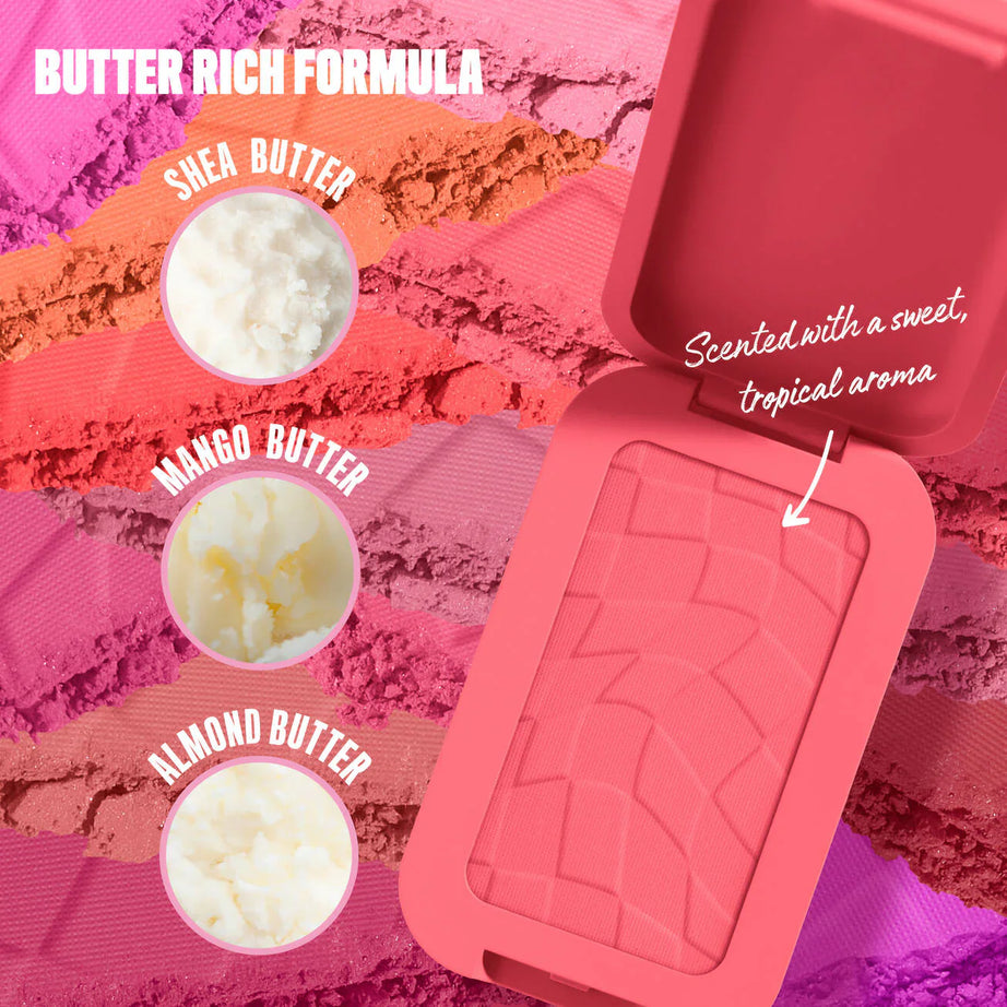 "NYX Buttermelt Blush, creamy blush, buildable blush, flawless blush, cheek color, makeup, soft blush"