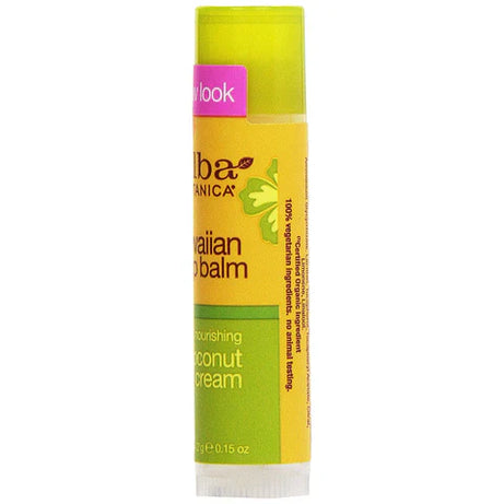 Hawaiian Lip Balm, Nourishing Coconut Cream for smooth and soft lips