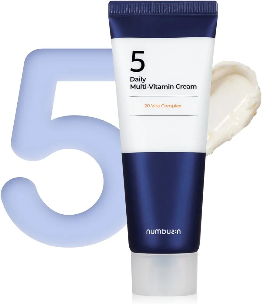 "Numbuzin Multi-Vitamin Cream, vitamin cream, nourishing skincare, daily moisturizer, revitalizing cream, K-beauty"