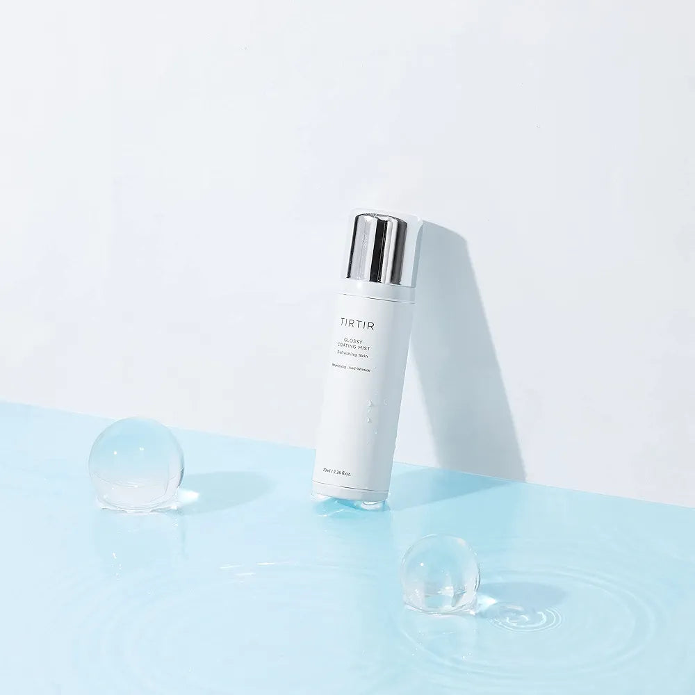 "Tirtir hair mist, glossy hair mist, hair shine, moisturizing mist, glossy finish, refreshing hair care"