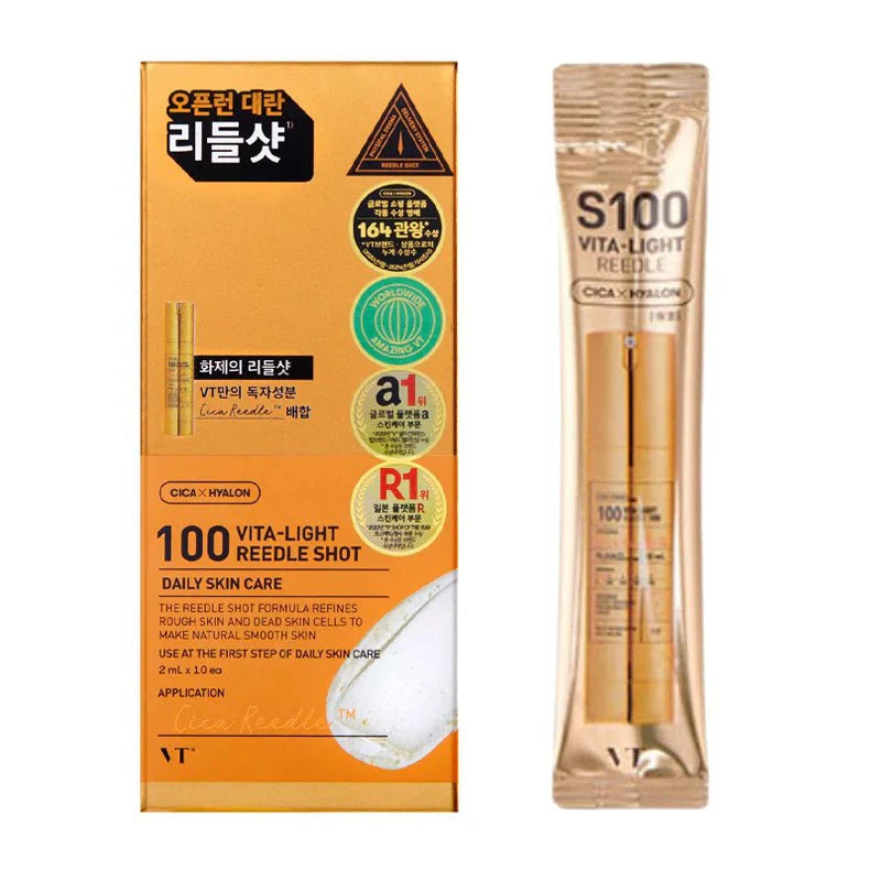 VT Cosmetics Reedle Shot 100 Vita-Light Stick Pouch 2mlx10ea