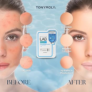 TONYMOLY Master Lab Hydrating Hyaluronic Acid Sheet Mask for dry skin