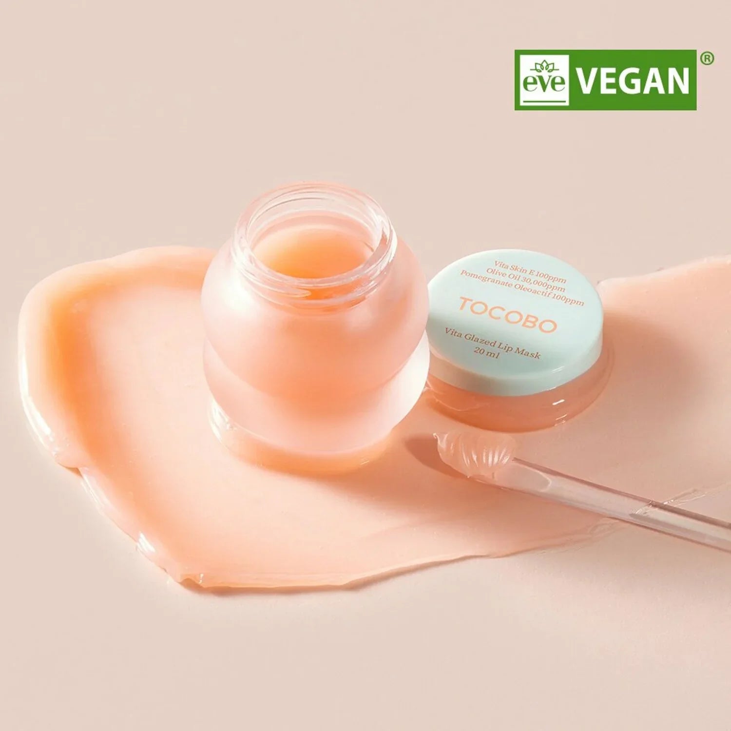 "Tocobo lip mask, vitamin C lip mask, hydrating lip mask, nourishing lip mask, smooth lips, glazed lip mask"
