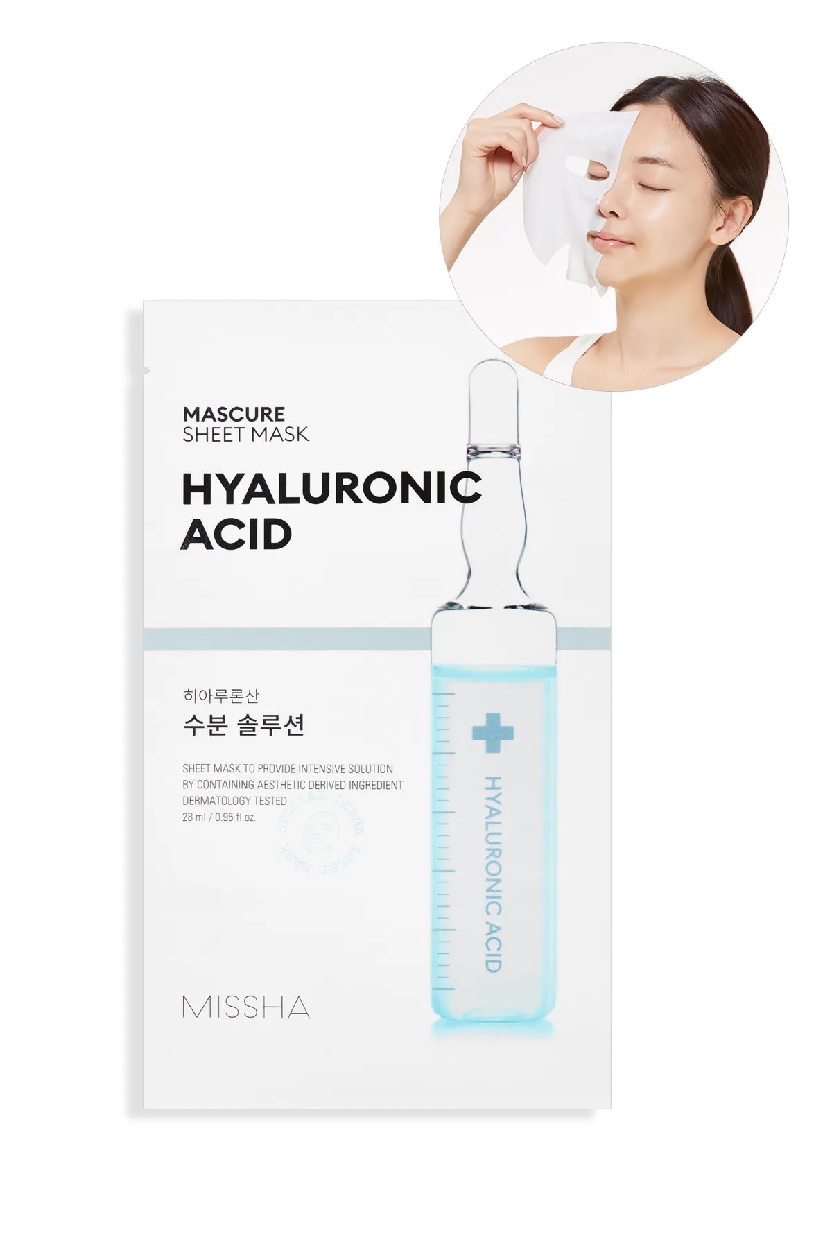 MISSHA Mascure Hydra Solution Sheet Mask Hyaluron Acid 27ml