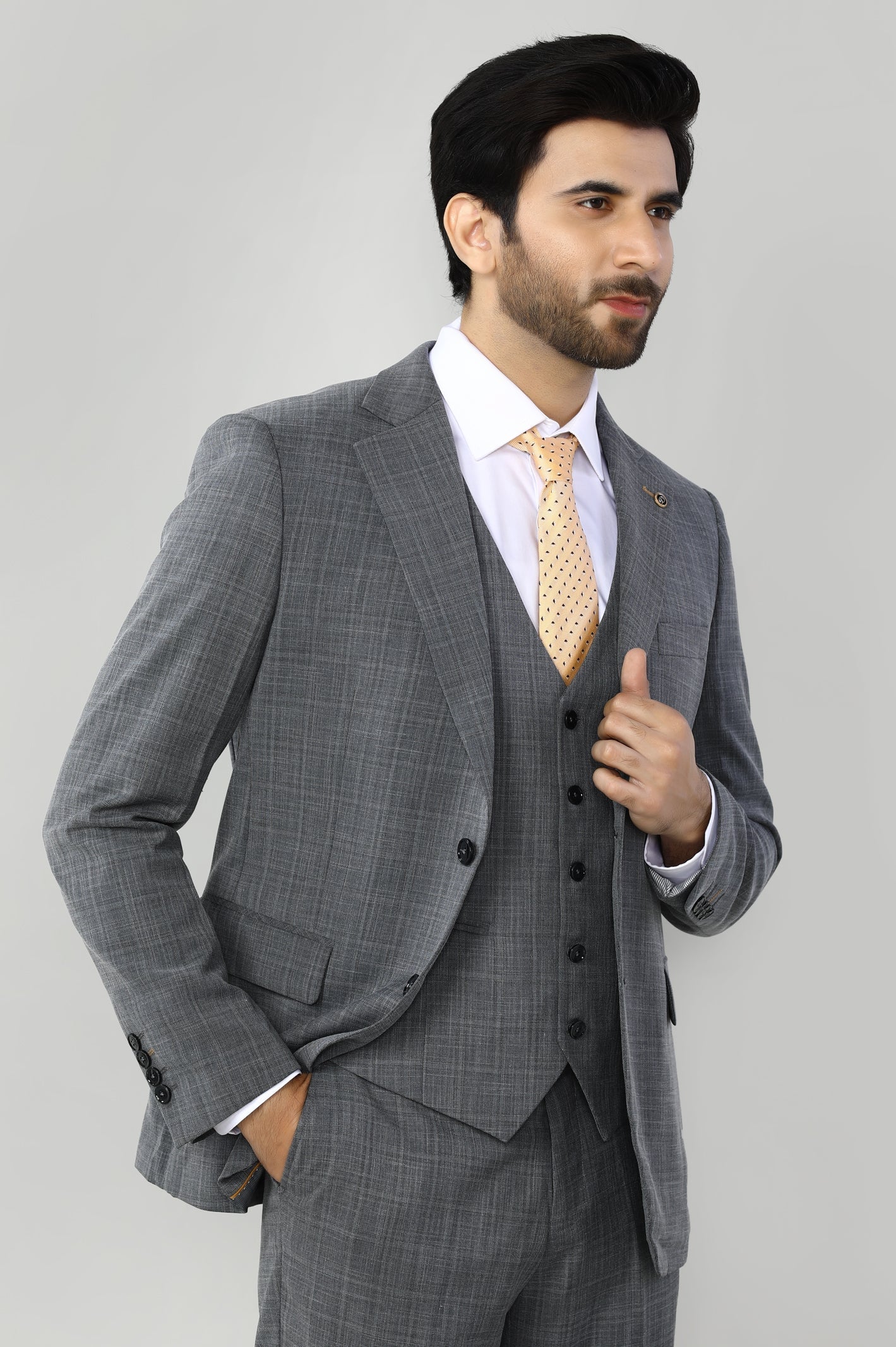 3 piece suit, black suits for men, Suit