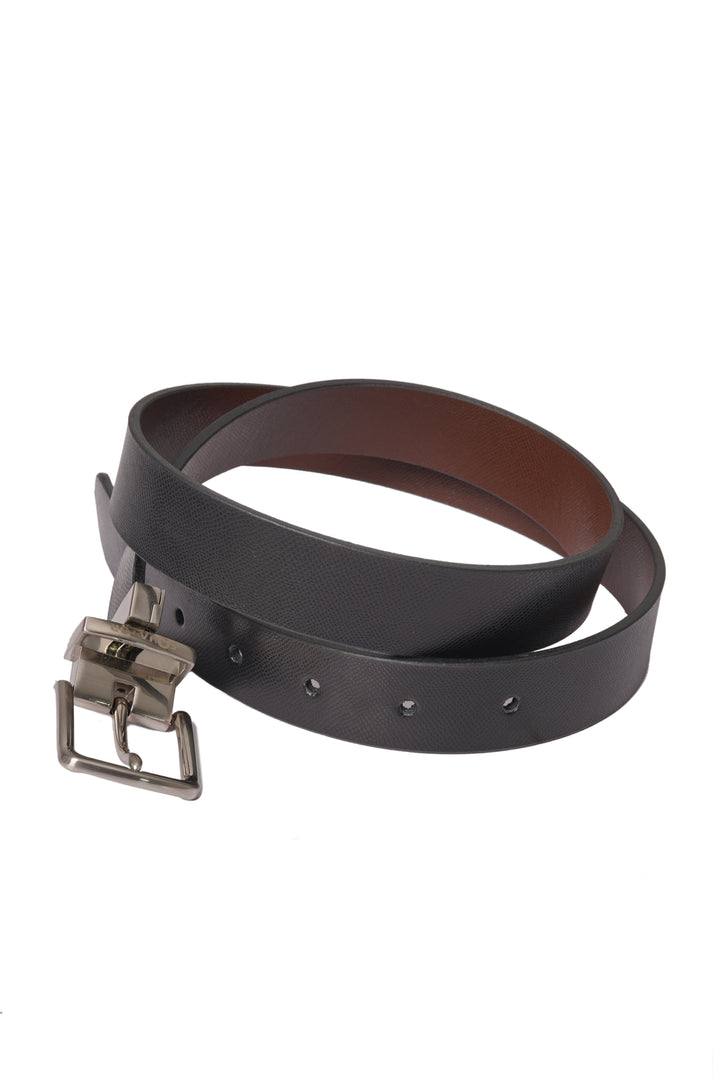 , Equator Stores leather belt, double sided design