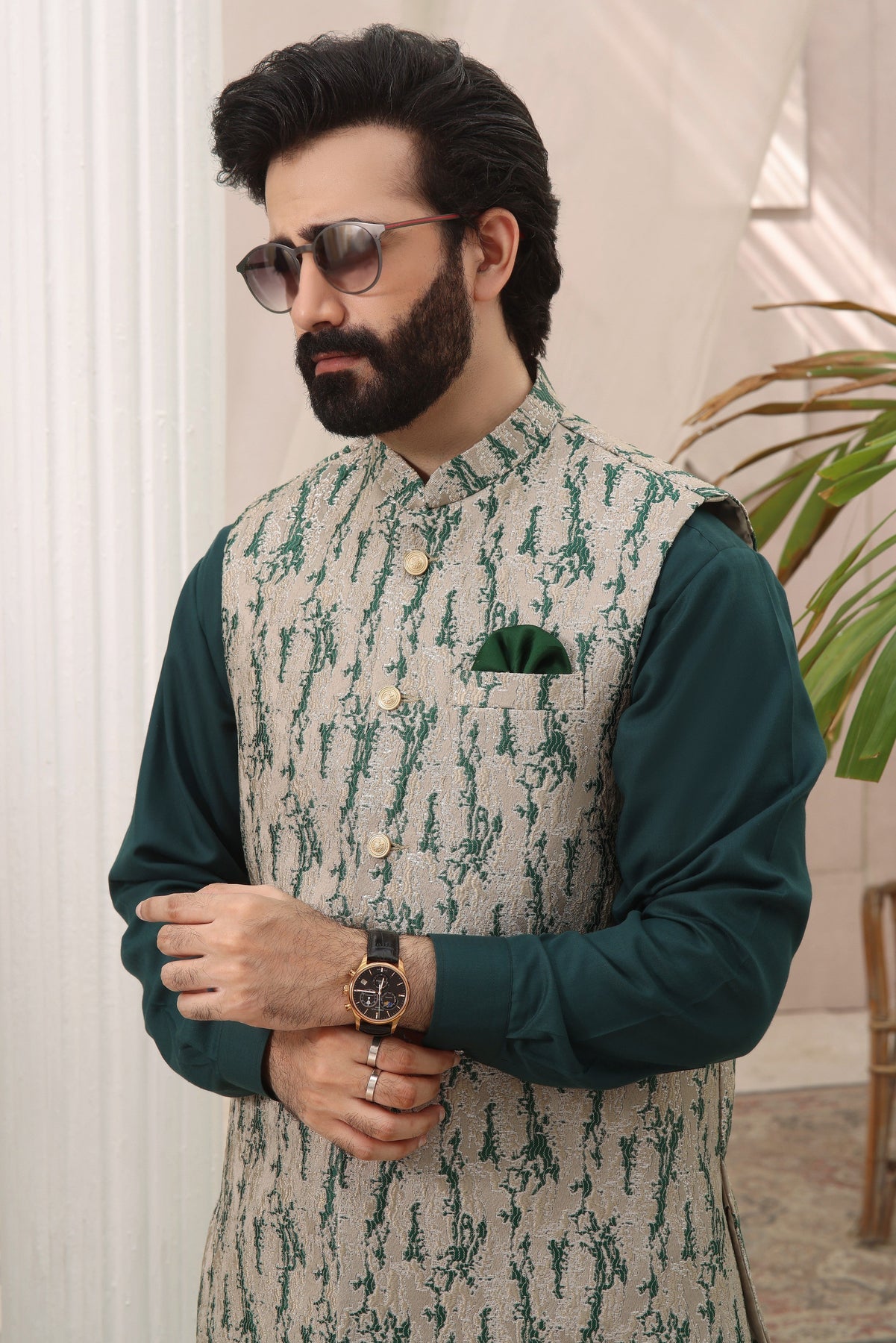 waistcoat, waistcoat online, Embroidered Waistcoat