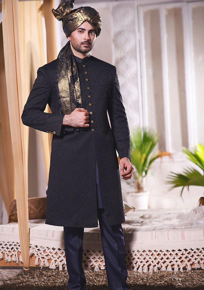 sherwani online, Embroidered Sherwani, men's clothing