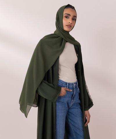 , Women Basic Hijab, Sapphire