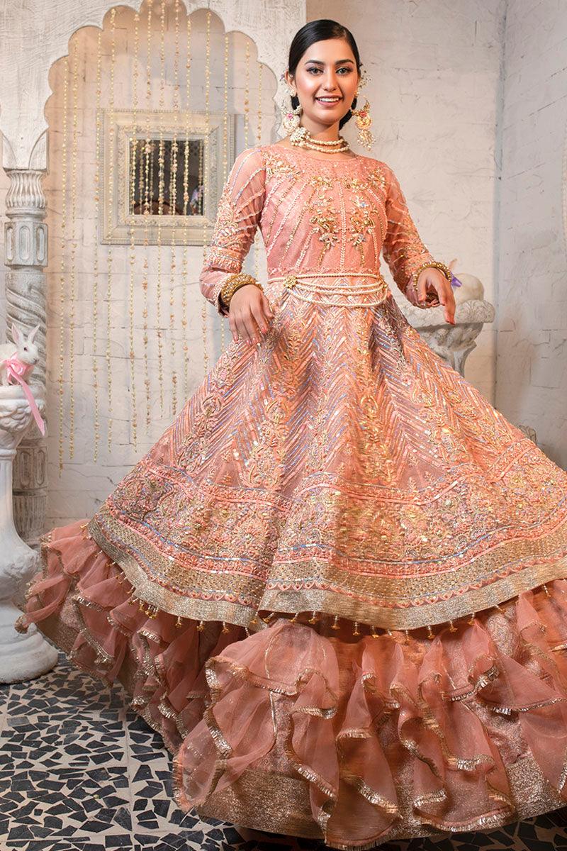 , elegant bridal gowns for women, Zahra Ahmad premium bridal collection