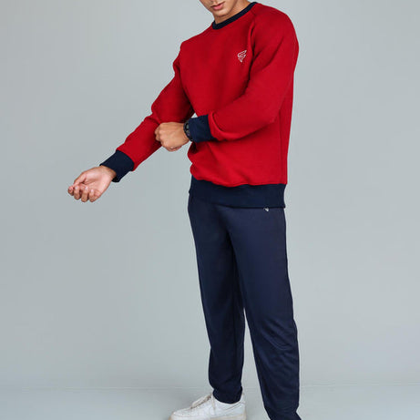 Embrace Style and Comfort with Finishing Blue Sweatshirt - Superior Menswear