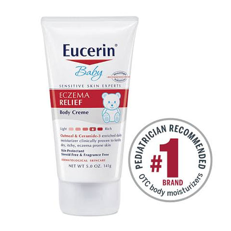 Eucerin Baby Eczema Relief Body Cream for Sensitive Skin