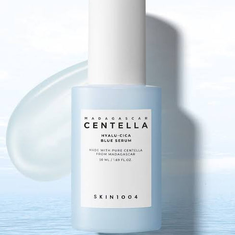 Skin1004 Madagascar Centella Hyalu-Cica Blue Serum for glowing skin