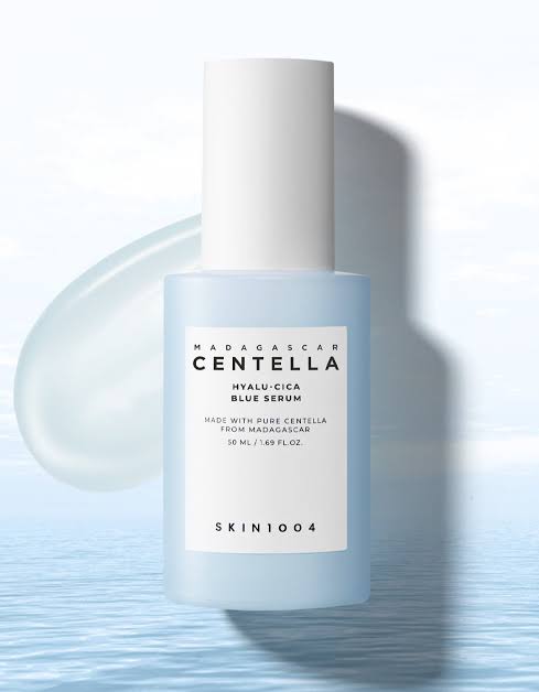 Skin1004 Madagascar Centella Hyalu-Cica Blue Serum for glowing skin