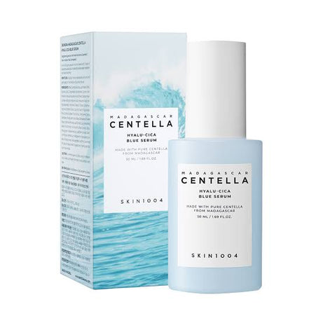 Skin1004 Madagascar Centella Hyalu-Cica Blue Serum for glowing skin
