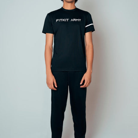 Update Your Wardrobe with Black Army Tee - Superior Quality Menswear