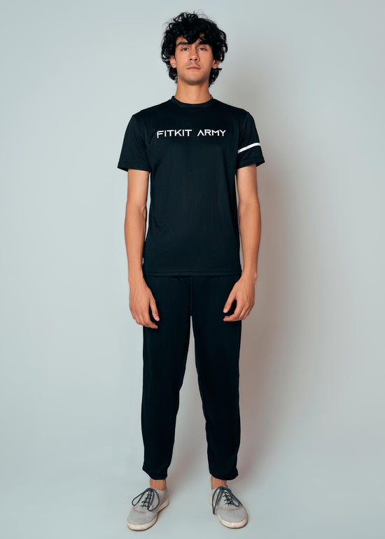 Update Your Wardrobe with Black Army Tee - Superior Quality Menswear