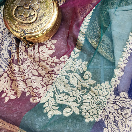 , exquisite women's unstitched Morbagh fabric, Zahra Ahmad premium Morbagh collection