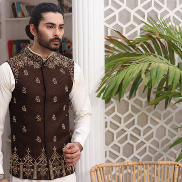waistcoat, waistcoat online, Embroidered Waistcoat