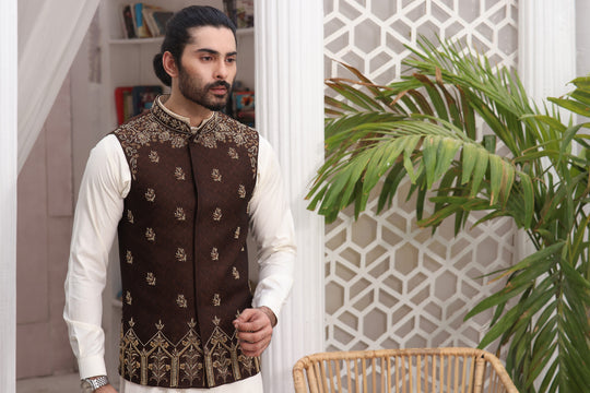 waistcoat, waistcoat online, Embroidered Waistcoat