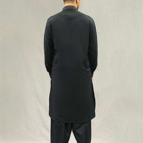 black shalwar kameez, bonanza shalwar kameez, mens black shalwar kameez