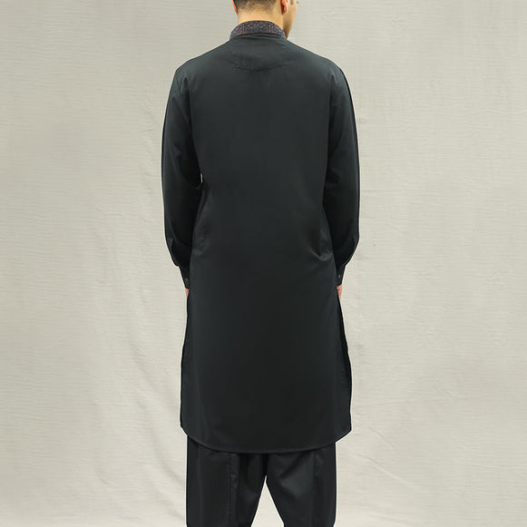 black shalwar kameez, bonanza shalwar kameez, mens black shalwar kameez
