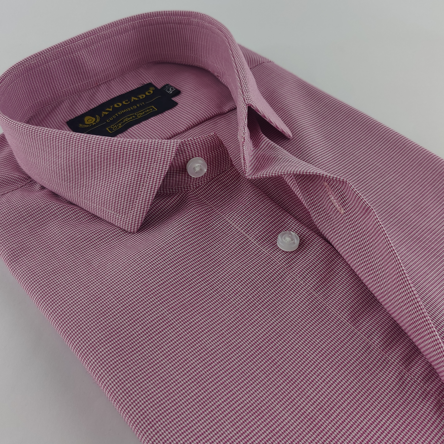 Indulge in Style: Signature White and Pink Checkered Shirt