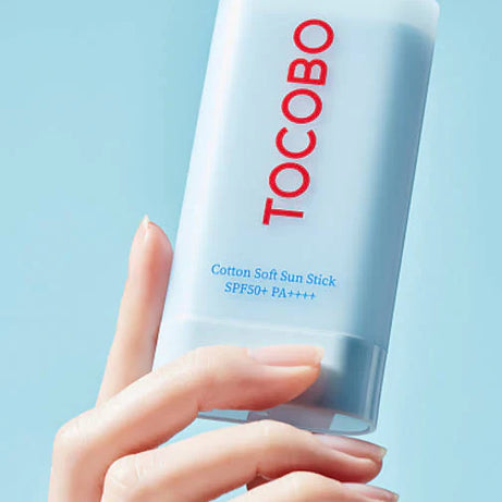 "Tocobo sun stick, SPF50+ sun stick, PA++++ sunscreen, cotton soft sunscreen, sun protection stick, non-greasy sunscreen"