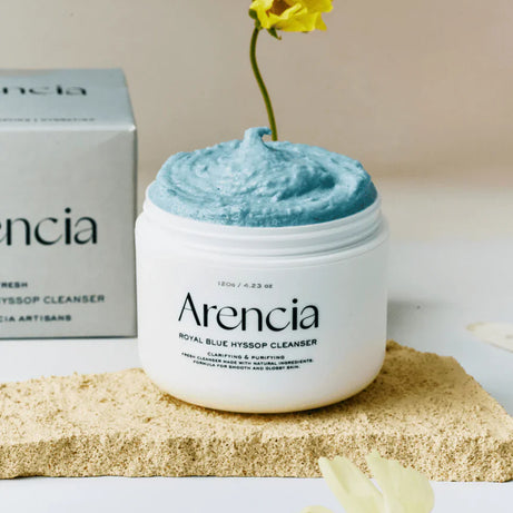 Arencia Fresh Royal Blue Hyssop Cleanser 120g for calm skin