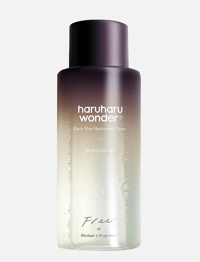 Haruharu Wonder Black Rice Hyaluronic Toner for hydration and smooth skin