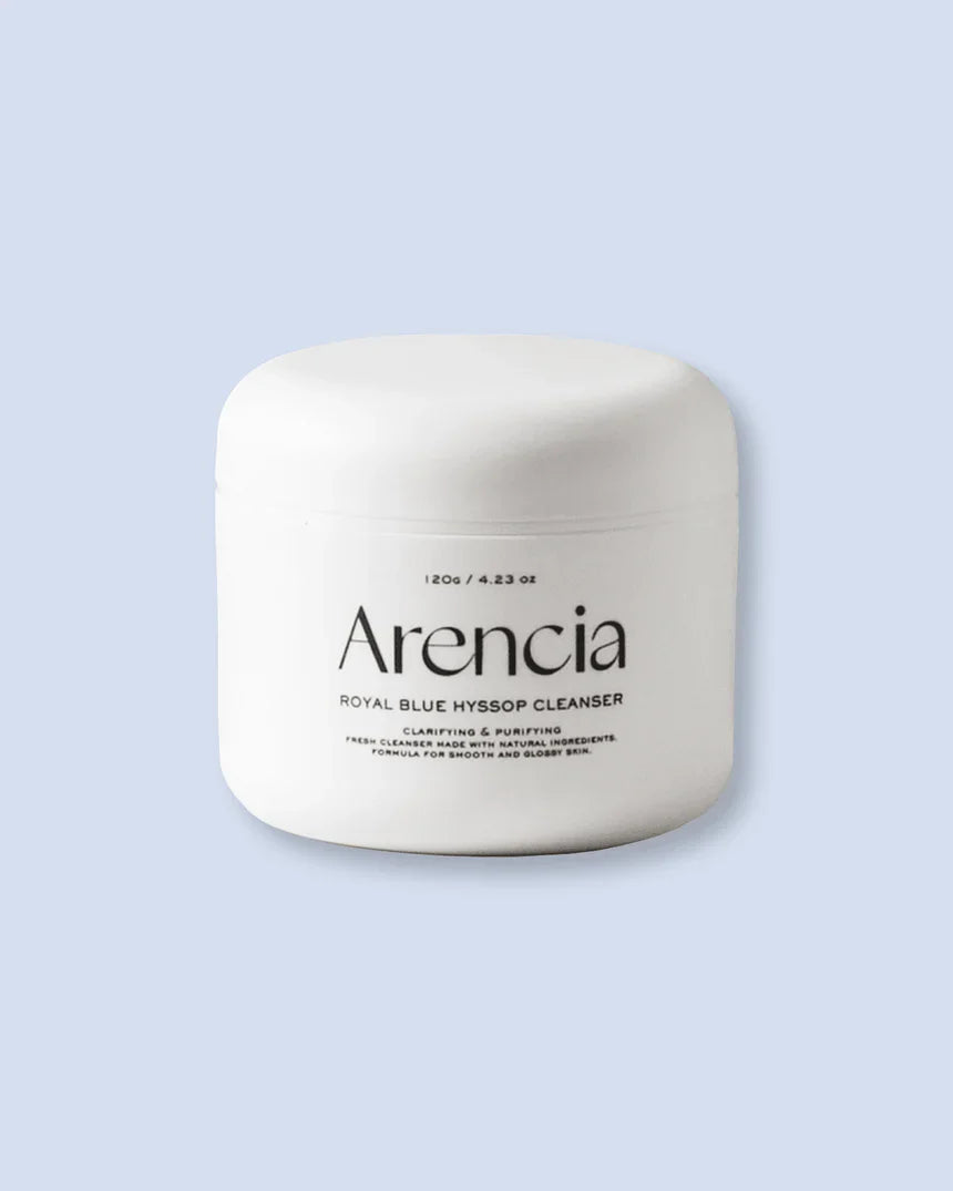 Arencia Fresh Royal Blue Hyssop Cleanser 120g for calm skin
