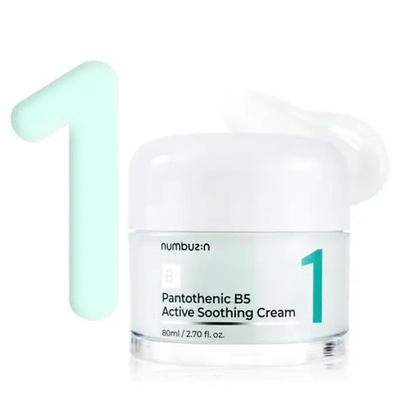 "Numbuzin B5 Cream, soothing cream, hydrating cream, pantothenic B5, calming cream, skincare for sensitive skin"