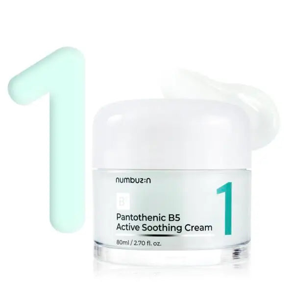 "Numbuzin B5 Cream, soothing cream, hydrating cream, pantothenic B5, calming cream, skincare for sensitive skin"