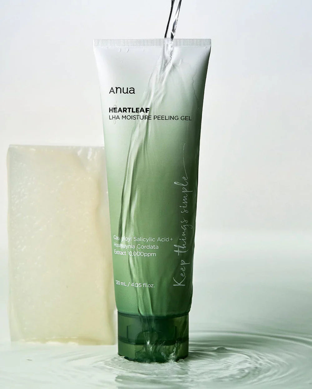 "Anua Heartleaf, LHA Moisture Peeling Gel, exfoliation gel, Korean skincare, gentle peeling, skincare gel"