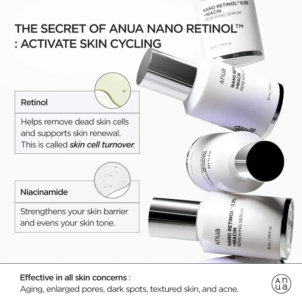 Anua Nano Retinol 0.3% Niacin Serum 30ml