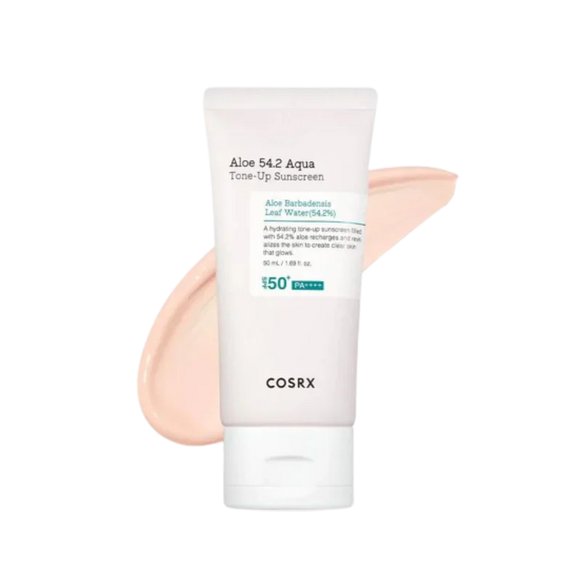 Aloe 54.2 Aqua Tone-up Sunscreen SPF 50+ PA++++ bottle