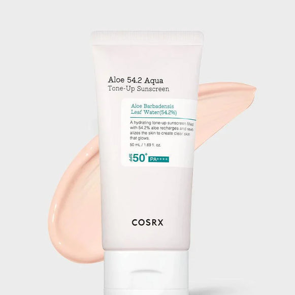 Aloe 54.2 Aqua Tone-up Sunscreen SPF 50+ PA++++ bottle