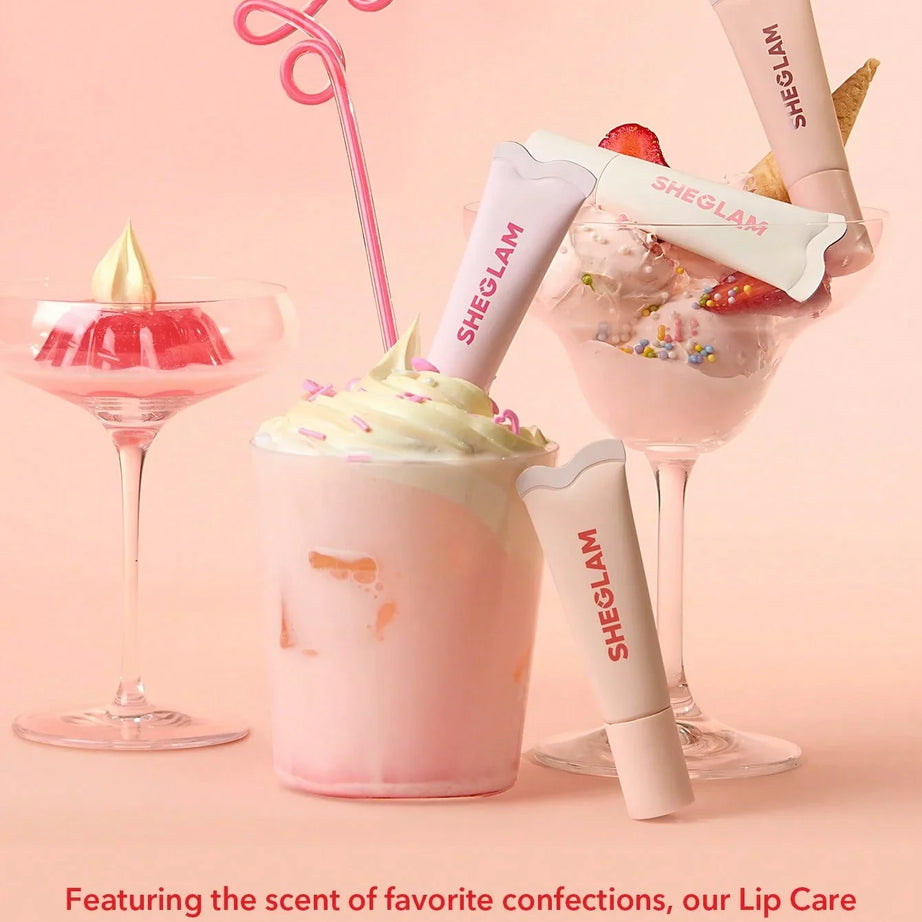 "Sheglam lip care, moisturizing lip balm, hydrating lip balm, lip care, crystal glaze lip balm, nourishing lips"