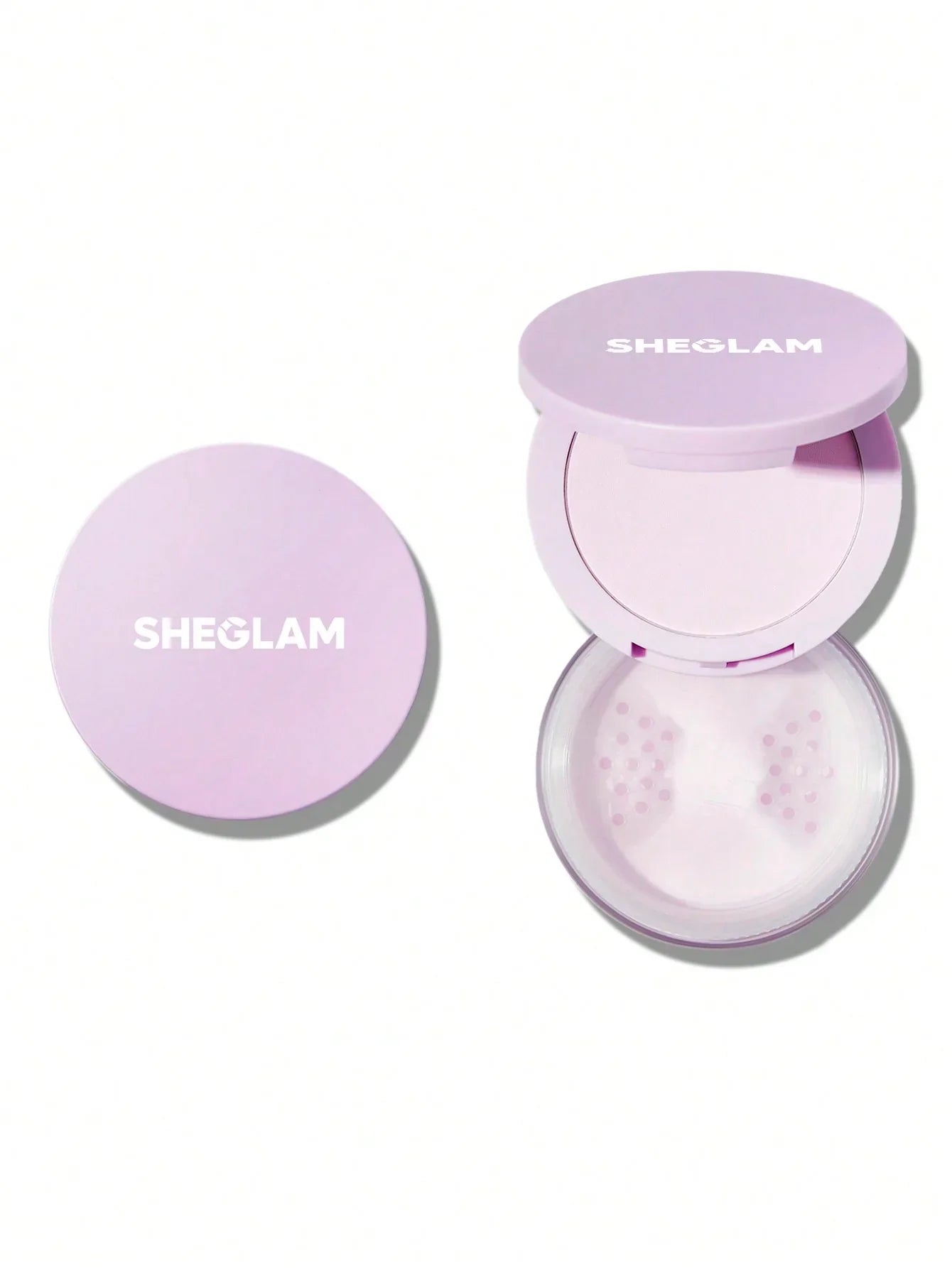 "Sheglam setting powder, under eye powder, face powder, taro powder, makeup setting, flawless finish"