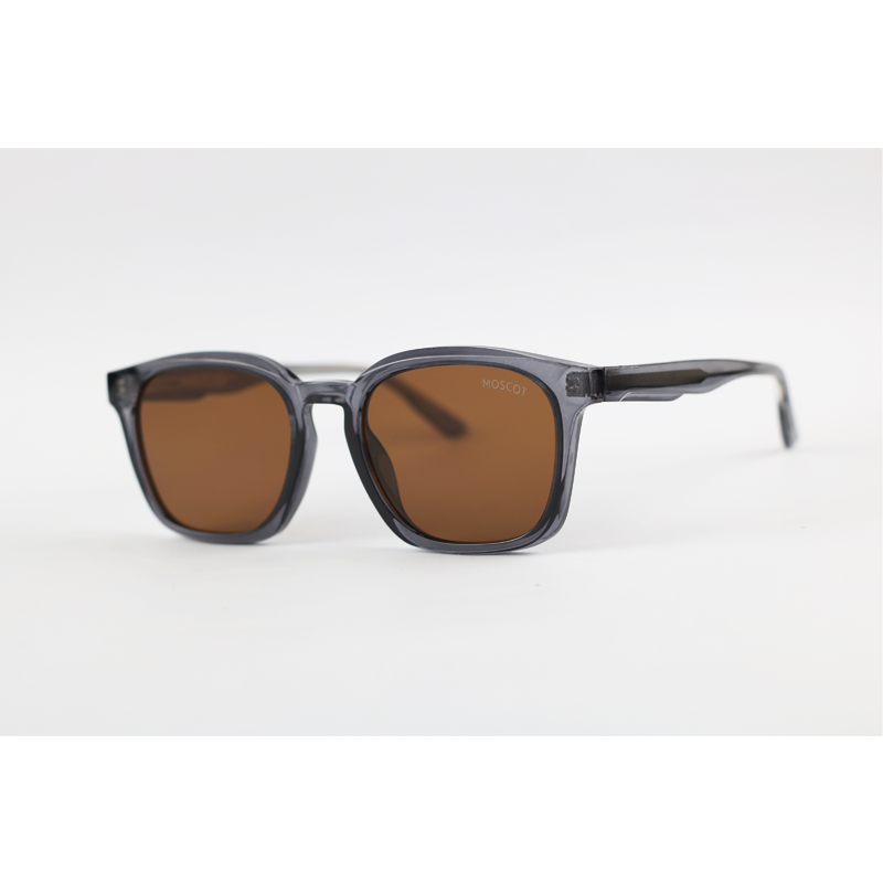 , Grey brown rectangle sunglasses, Chashmay sunglasses