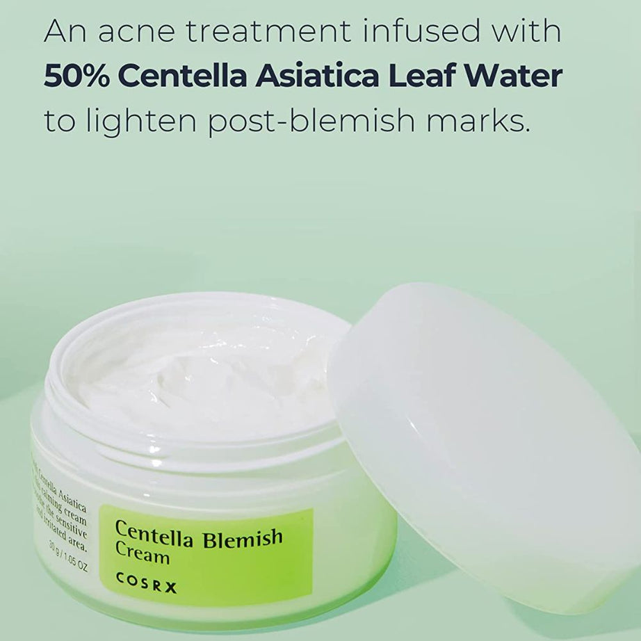 COSRX Centella Blemish Cream 30g for clear, acne-free skin