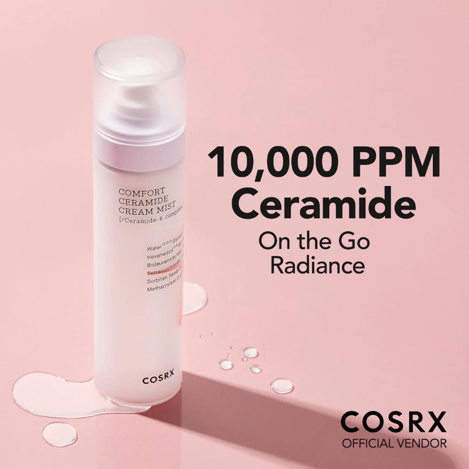 Cosrx Comfort Ceramide Cream Mist 120ml for skin hydration and soothing