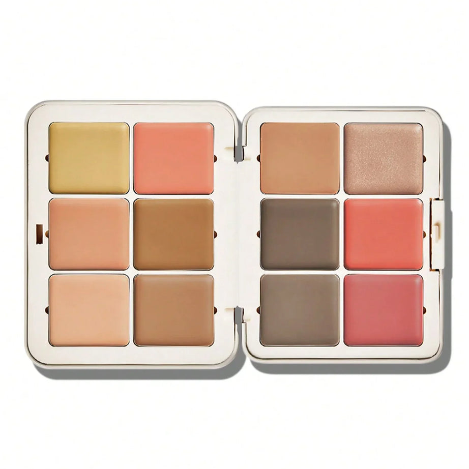 "Sheglam face palette, contouring palette, multifunctional palette, sculpting makeup, highlight and contour, makeup palette"