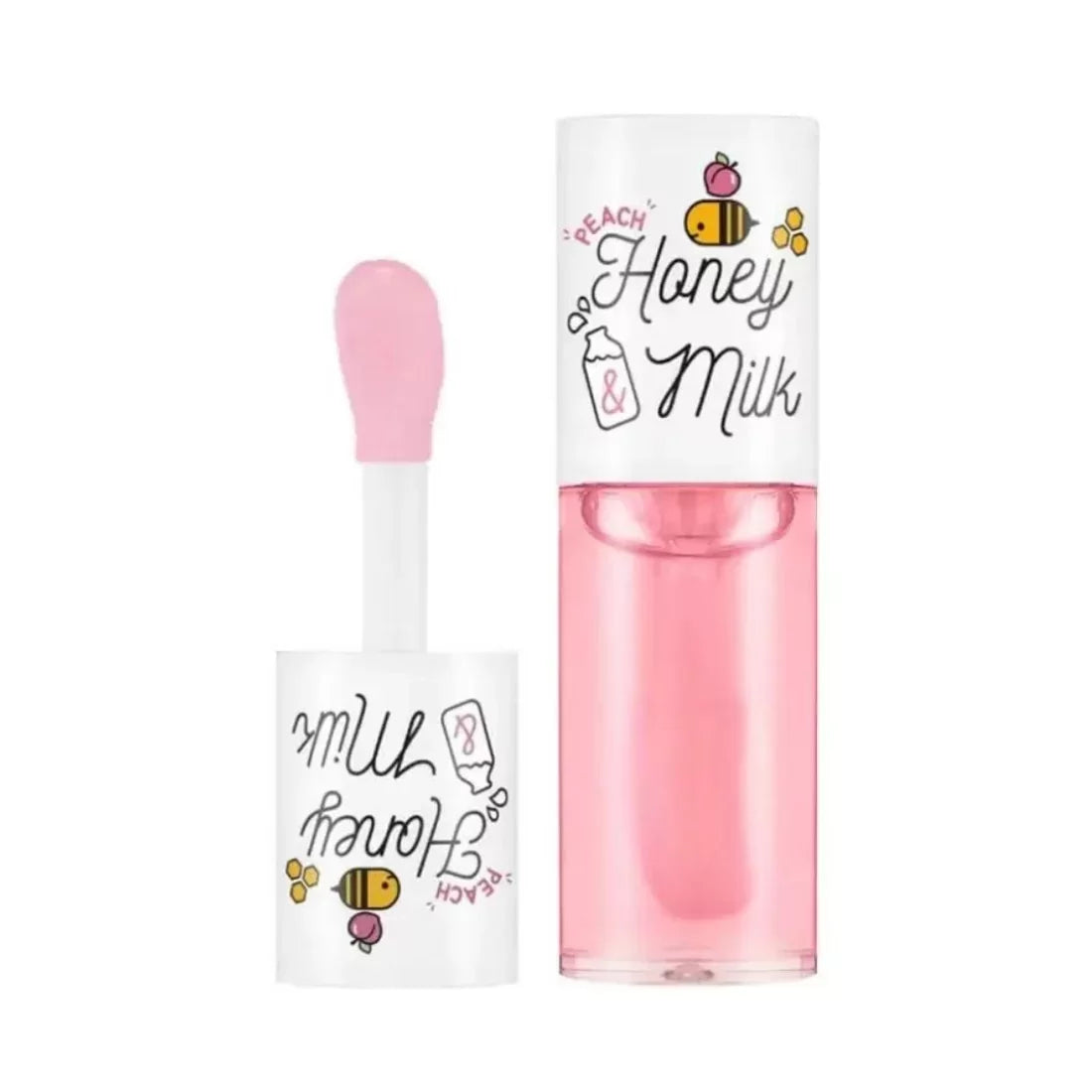 "A'PIEU Lip Oil, Peach Lip Oil, Honey Milk Lip Oil, moisturizing, soft lips, lip care, Korean lip products"
