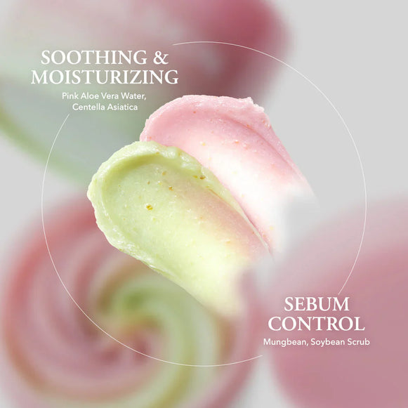 "AprilSkin Pink Aloe, Facial Cleanser, Exfoliating Cleanser, hydrating cleanser, Korean skincare, Aloe"